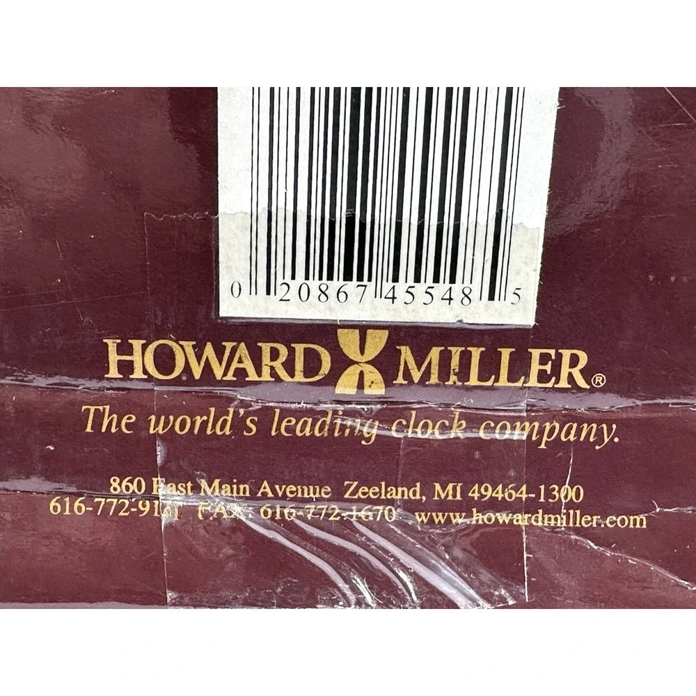 Howard Miller Cartel II 625-228 Solid Brass‎ Nautical Wall Clock 5.25